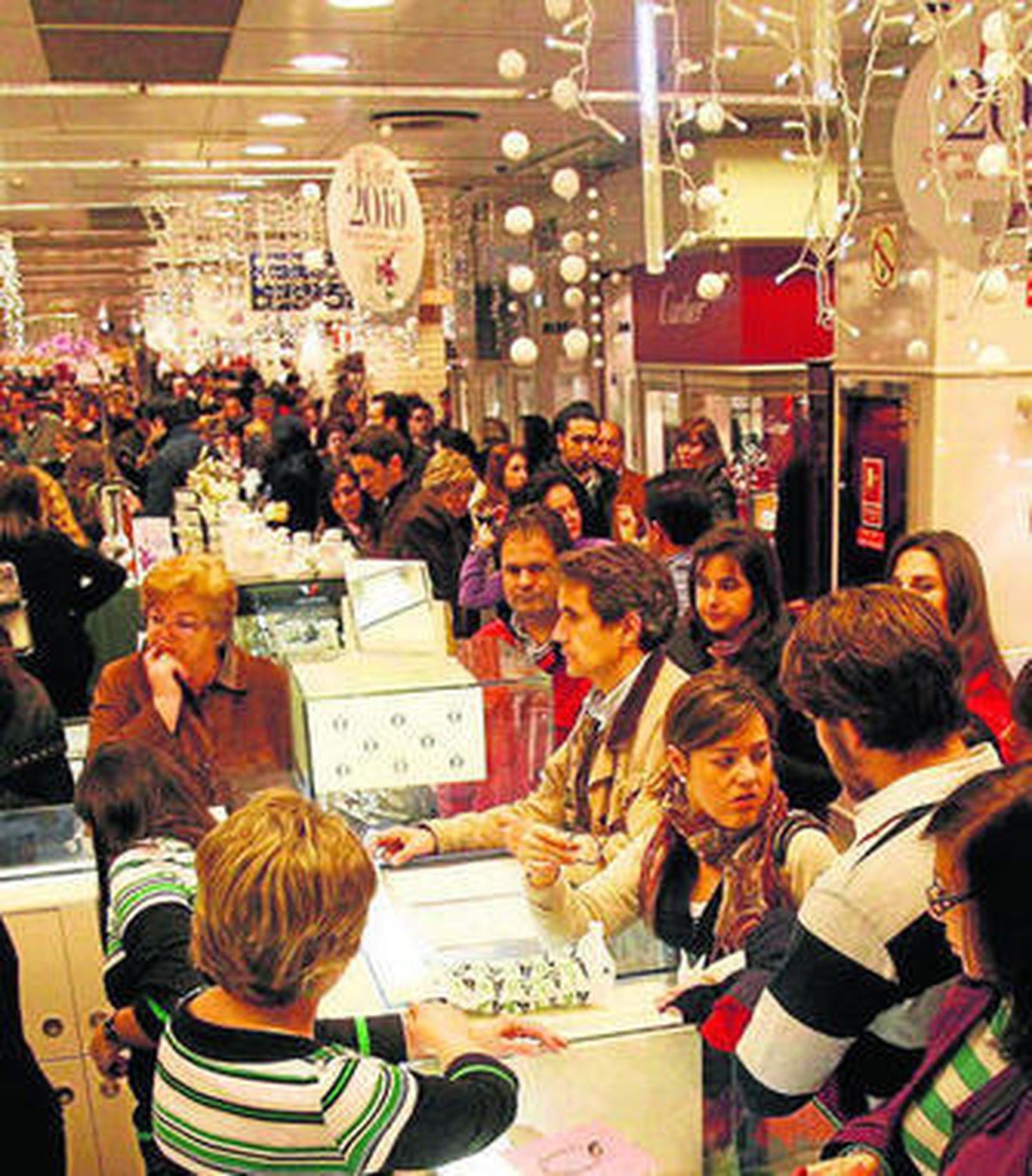 Compras navideñas en Córdoba.