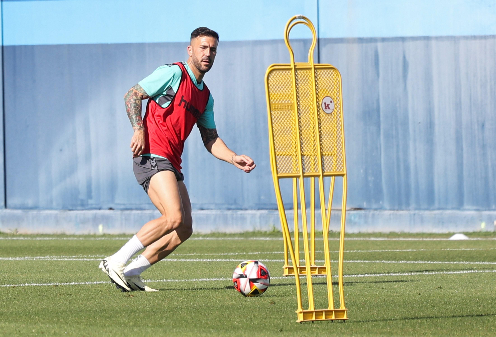 Pellicer aprieta en la vuelta del Málaga CF al trabajo