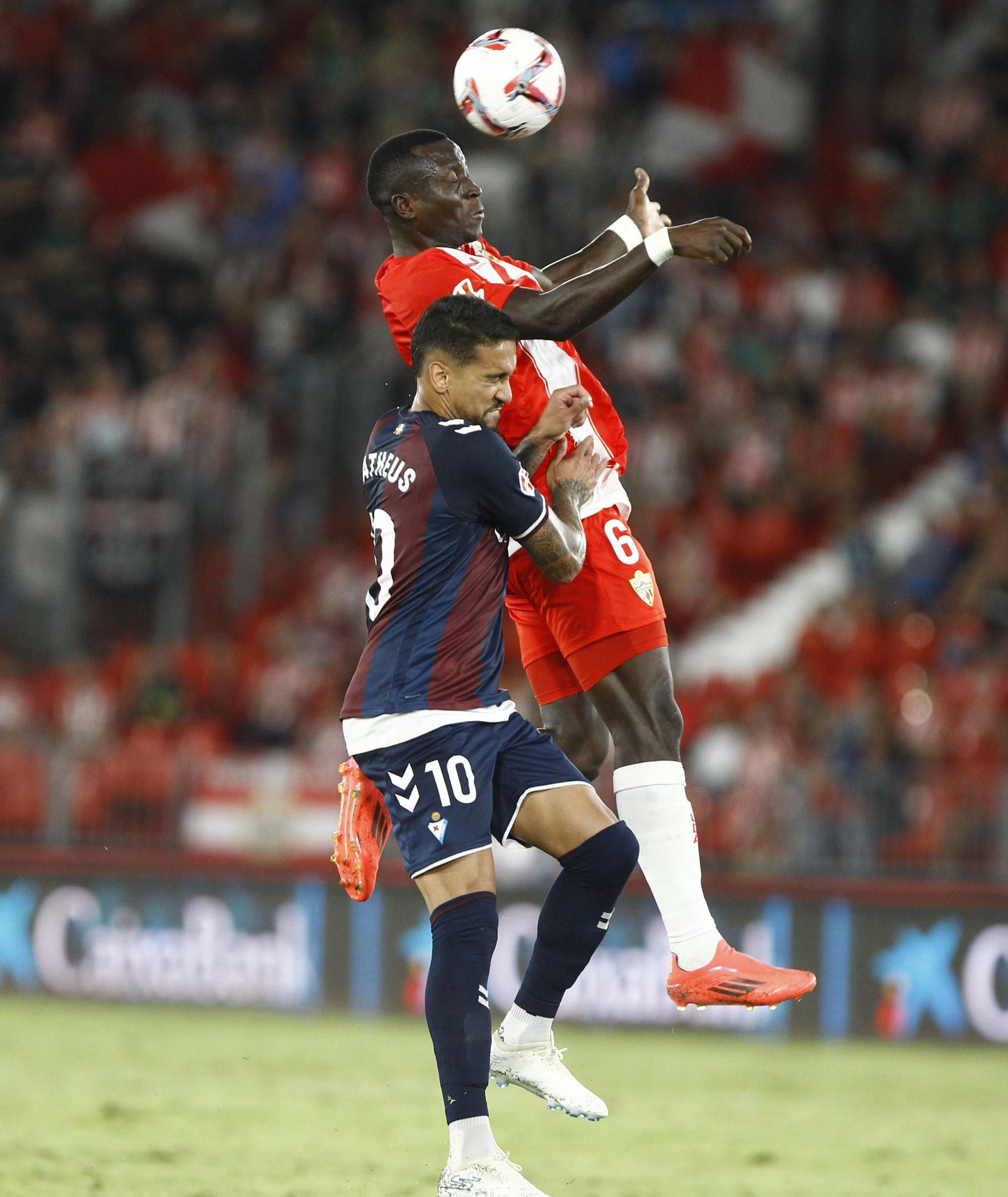 Las imágenes del partido de fútbol U.D. Almería-S.D. Eibar
