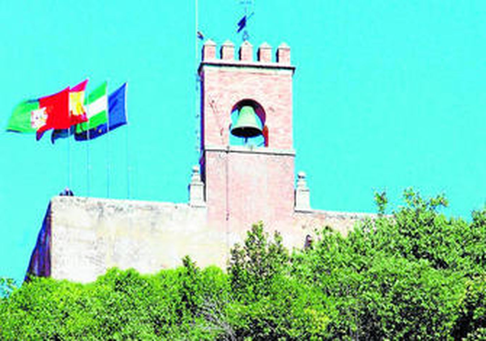 Torre de la Vela en el complejo monumental de la Alhambra.