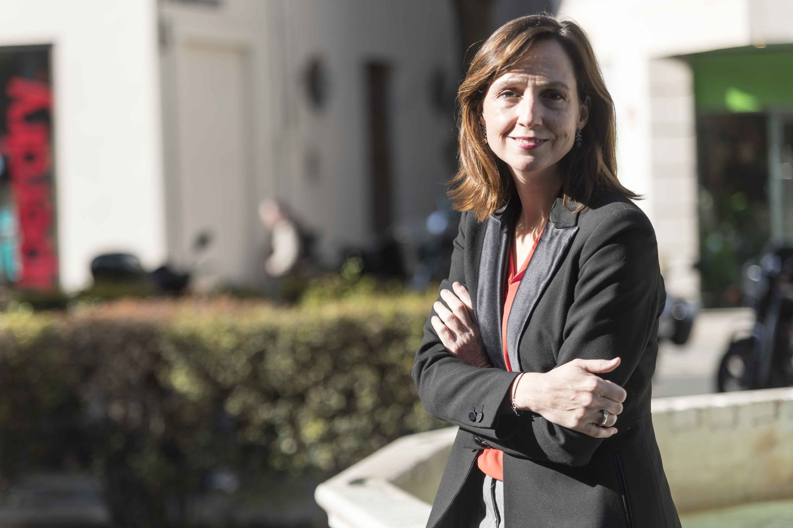 Arancha Ruiz posa para la entrevista.