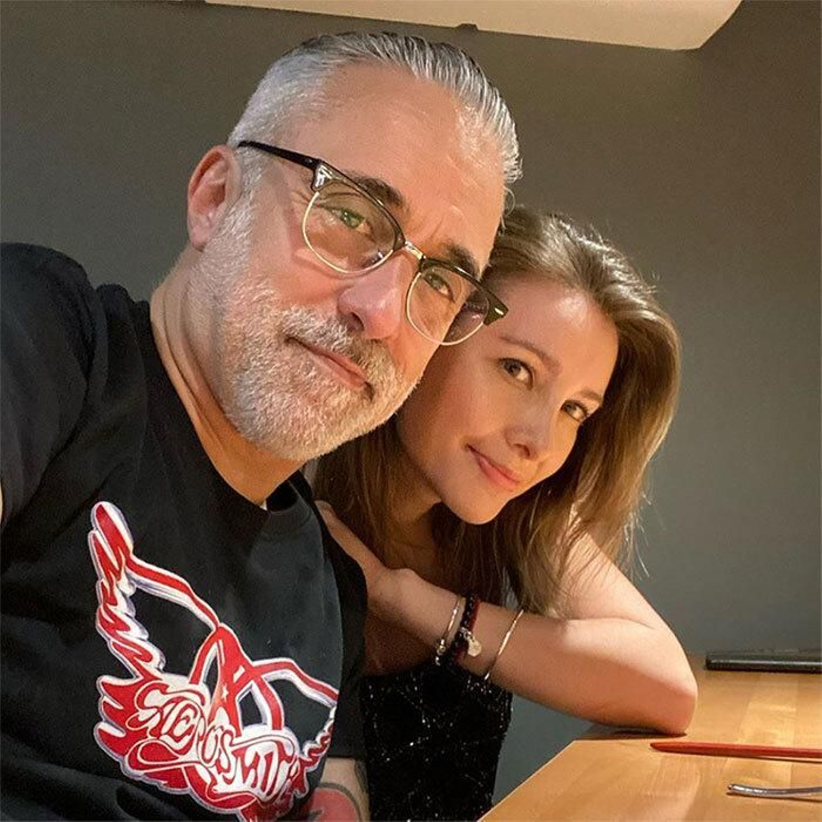 Sergi Arola y su ya esposa, la chilena Francisca Laree.