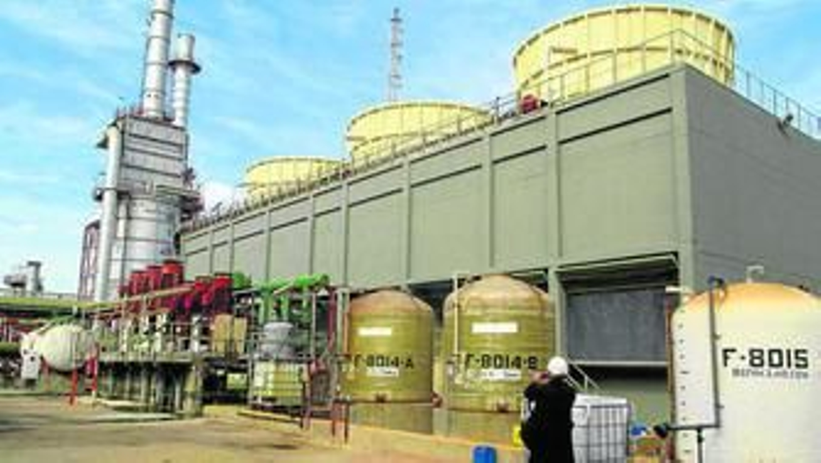 Vista de una de las instalaciones de refrigeración ubicada en Palos de la Frontera.