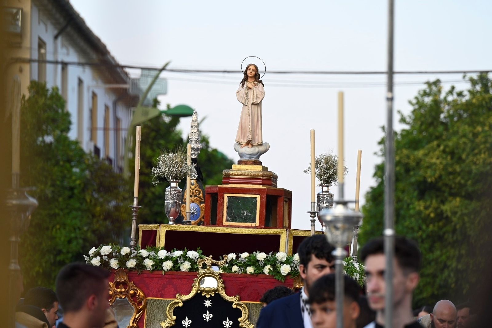 La procesión del Corpus Christi en Cañero, en imágenes
