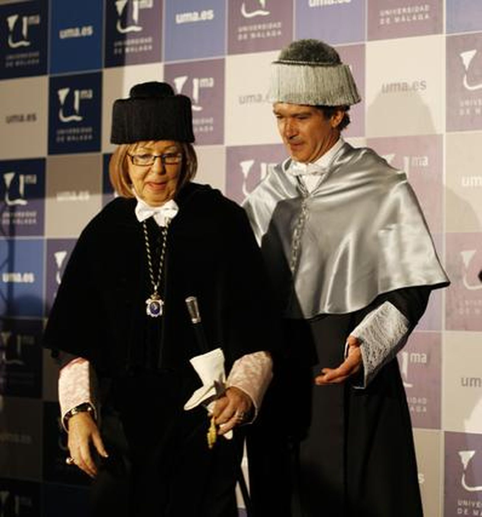 Acto de investidura de Antonio Banderas como doctor honoris causa por la UMA.

Foto: Sergio Camacho