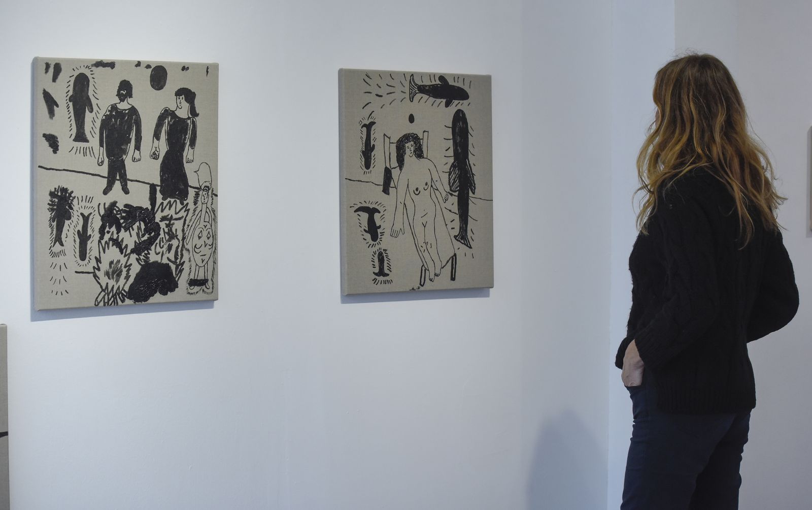 Imágenes de la exposición del artista brasileño, Narowé