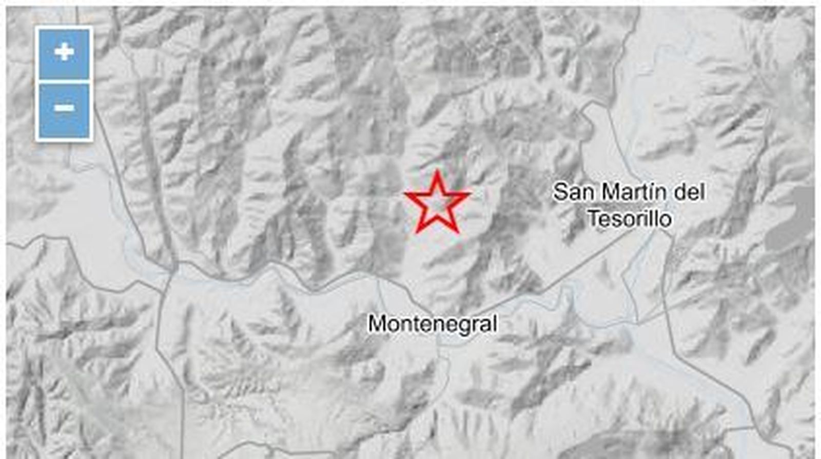 Epicentro del terremoto.