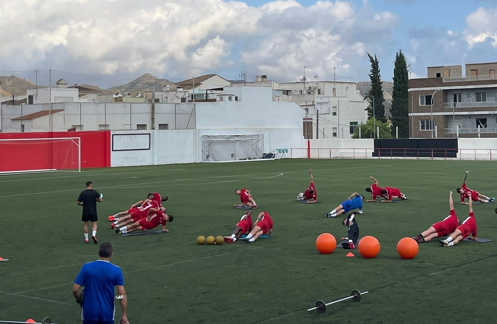 Entrenamiento del Huércal-Overa.