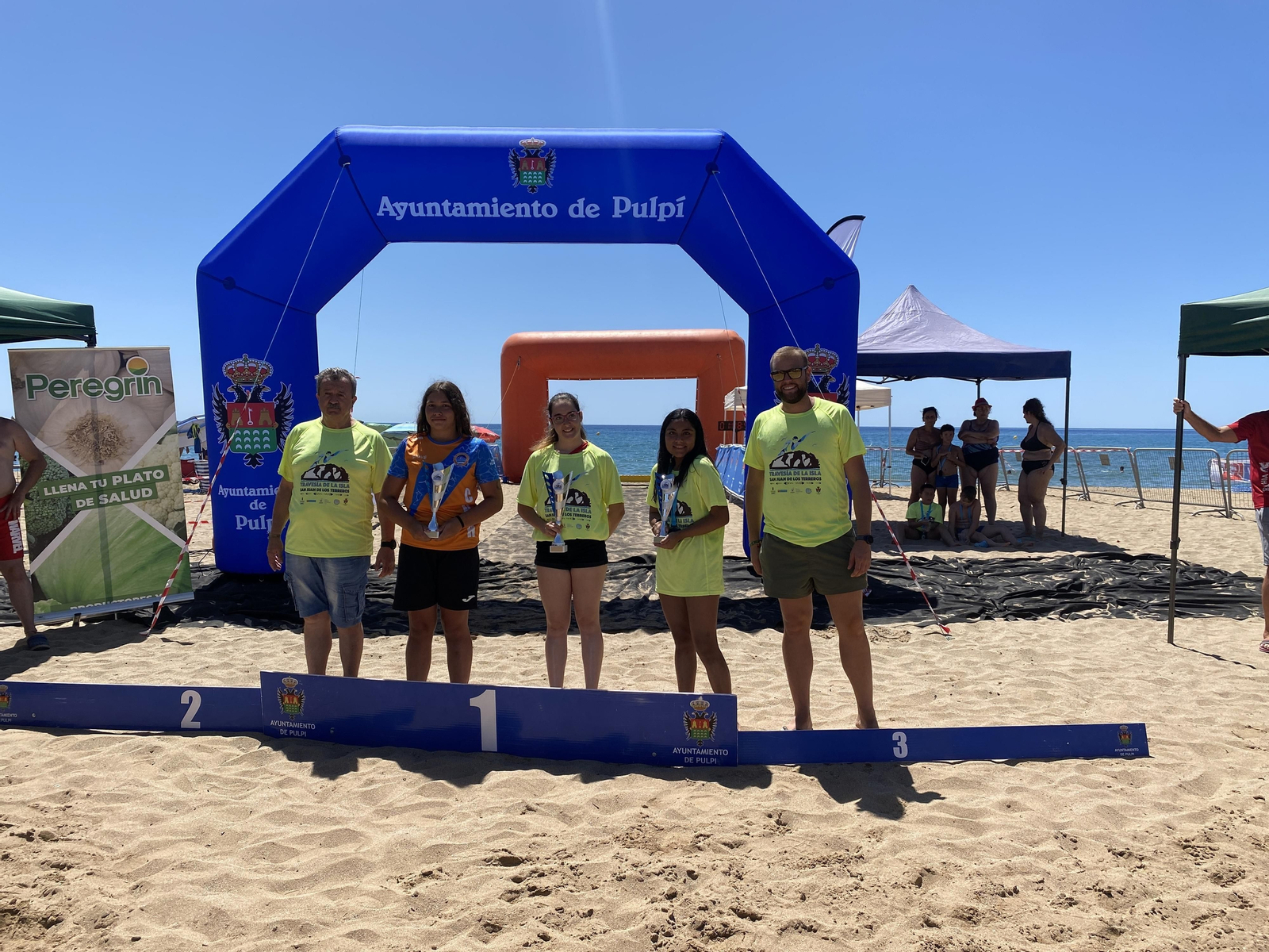 Entrega de los premios.