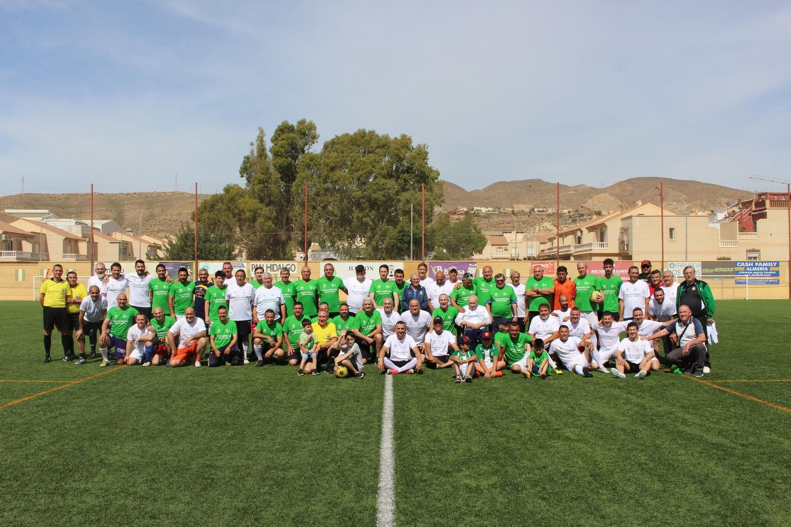 Un encuentro de históricos del deporte del municipio.