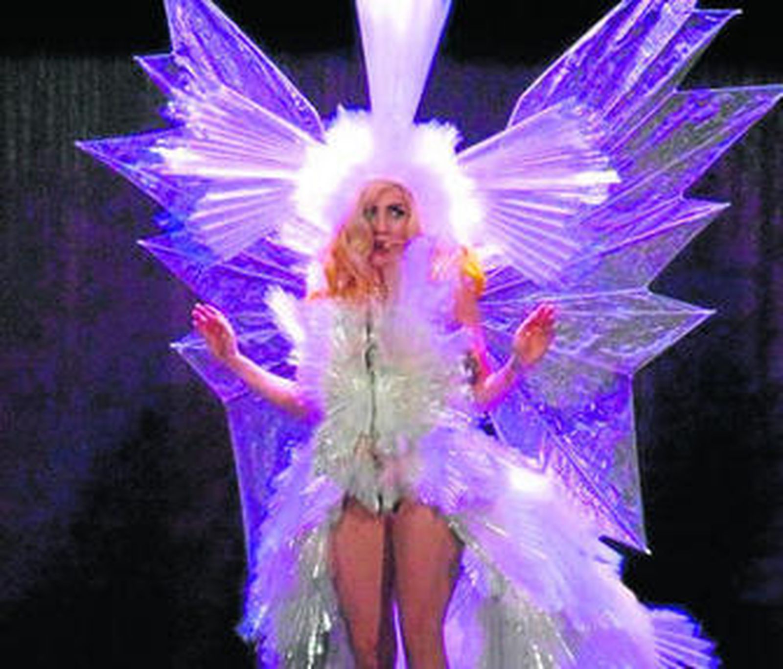 Lady Gaga no deja indiferente a nadie con sus vestidos.