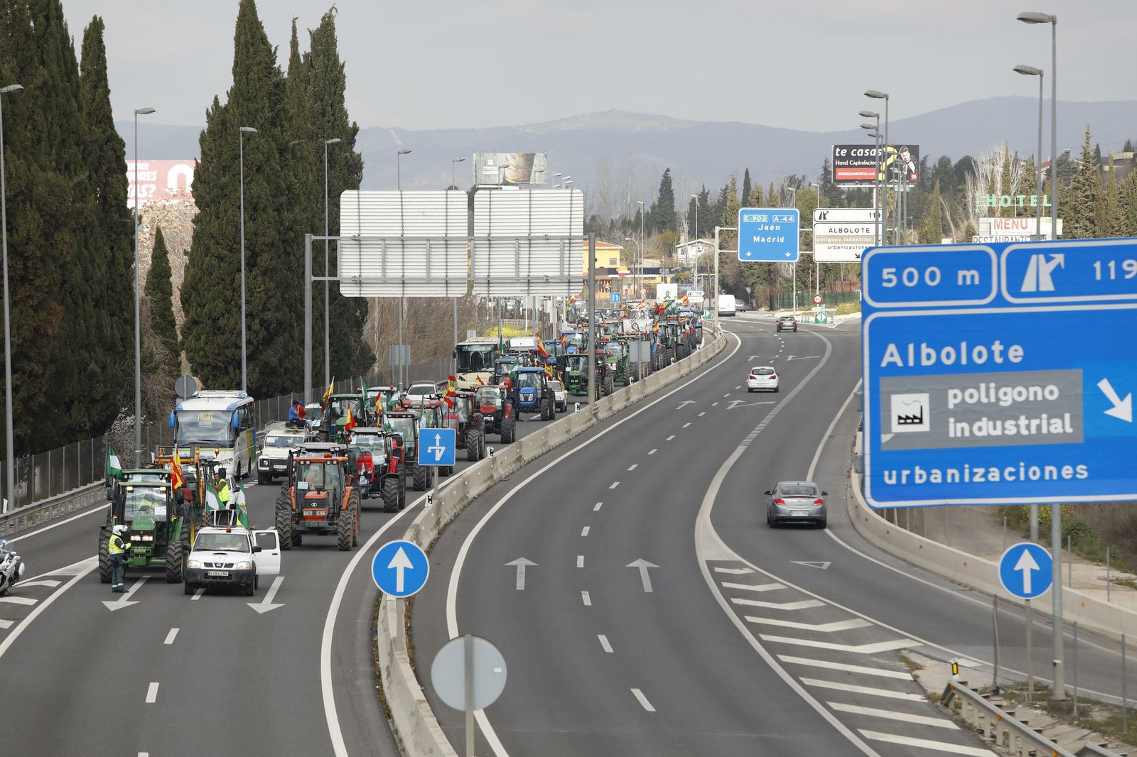 Curiosidades: las mejores fotos de la manifestación del campo en Granada