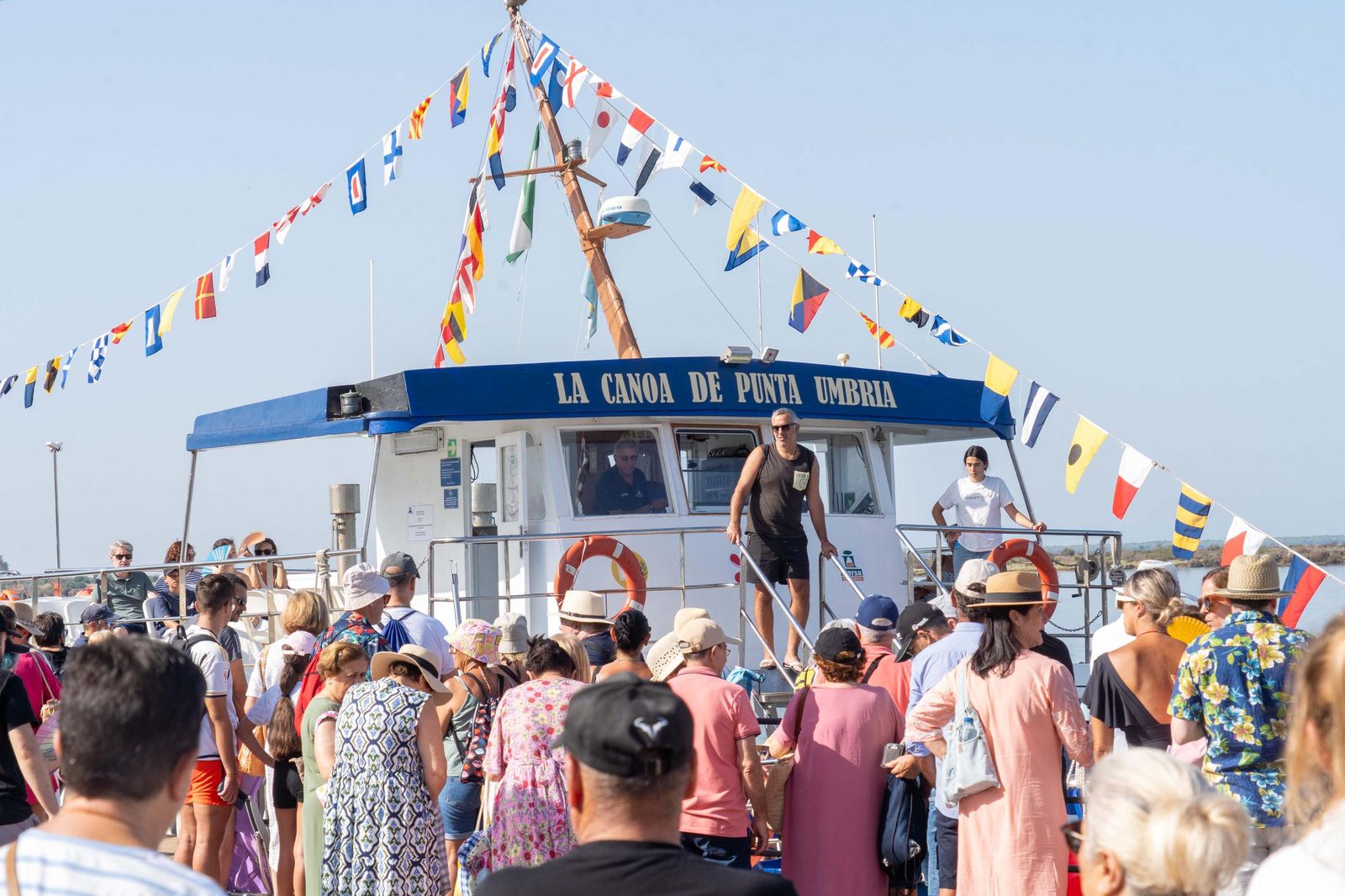 Imágenes de El Muelle de Levante, punto de partida de la mítica Canoa de Punta Umbría