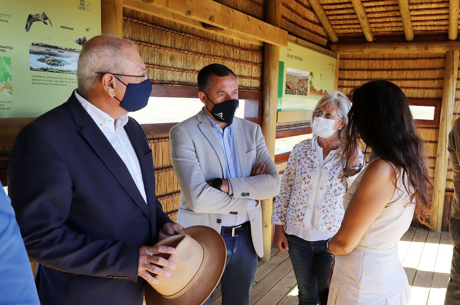 Inauguración del nuevo observatorio del Águila Pescadora en Marismas del Odiel
