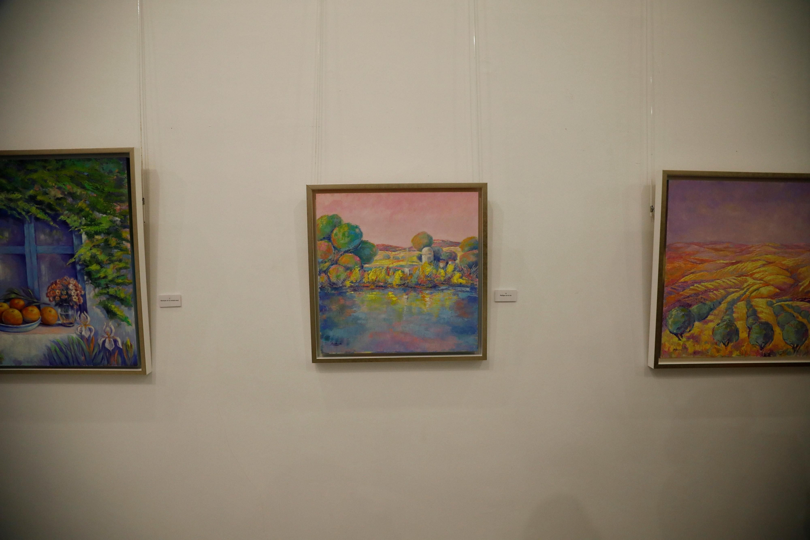 Miguel Cachinero expone su obra en el Real Círculo de la Amistad de Córdoba, en imágenes