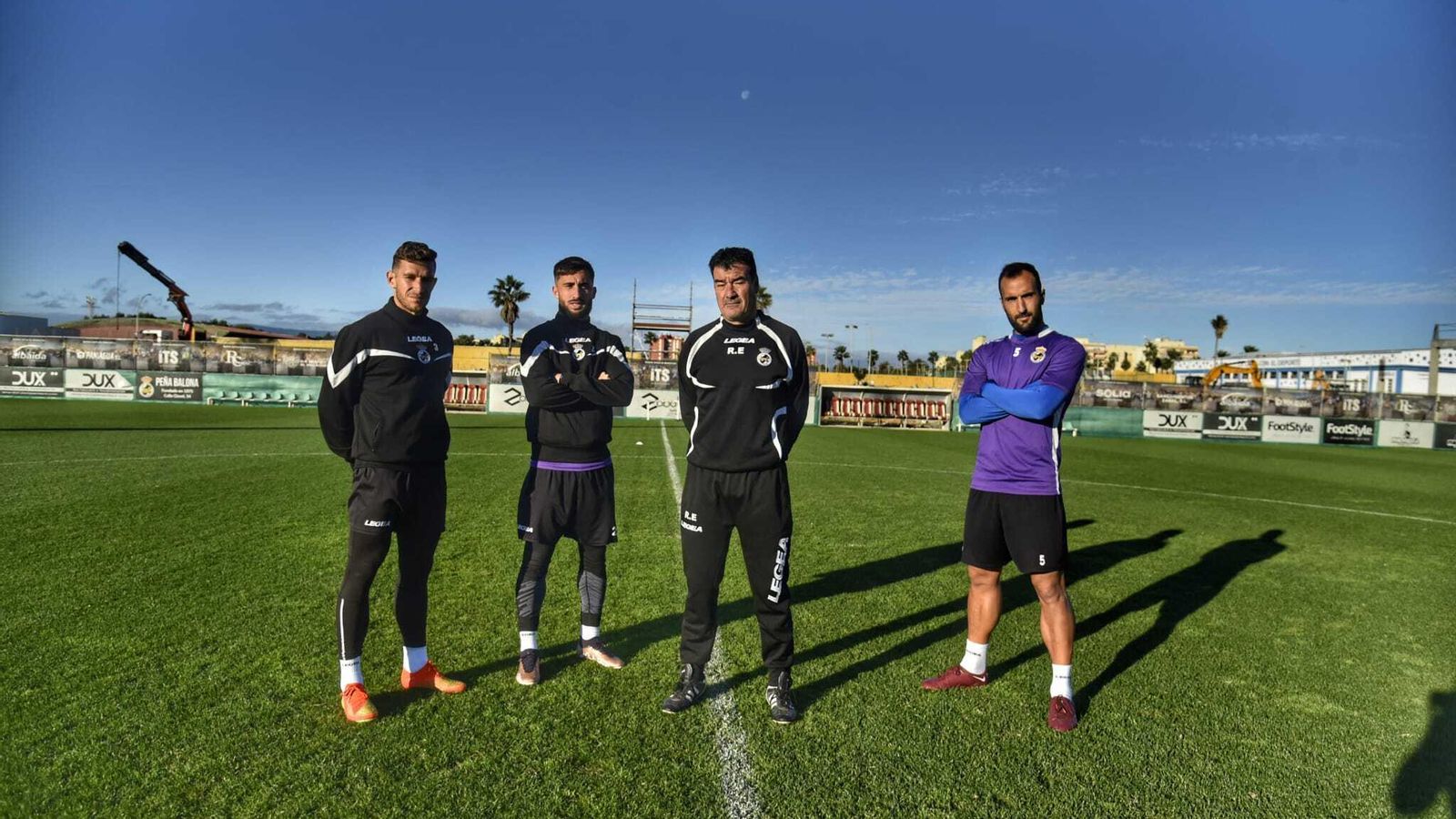 Mena, Omar, Escobar y Morante posan para 'el Día'.