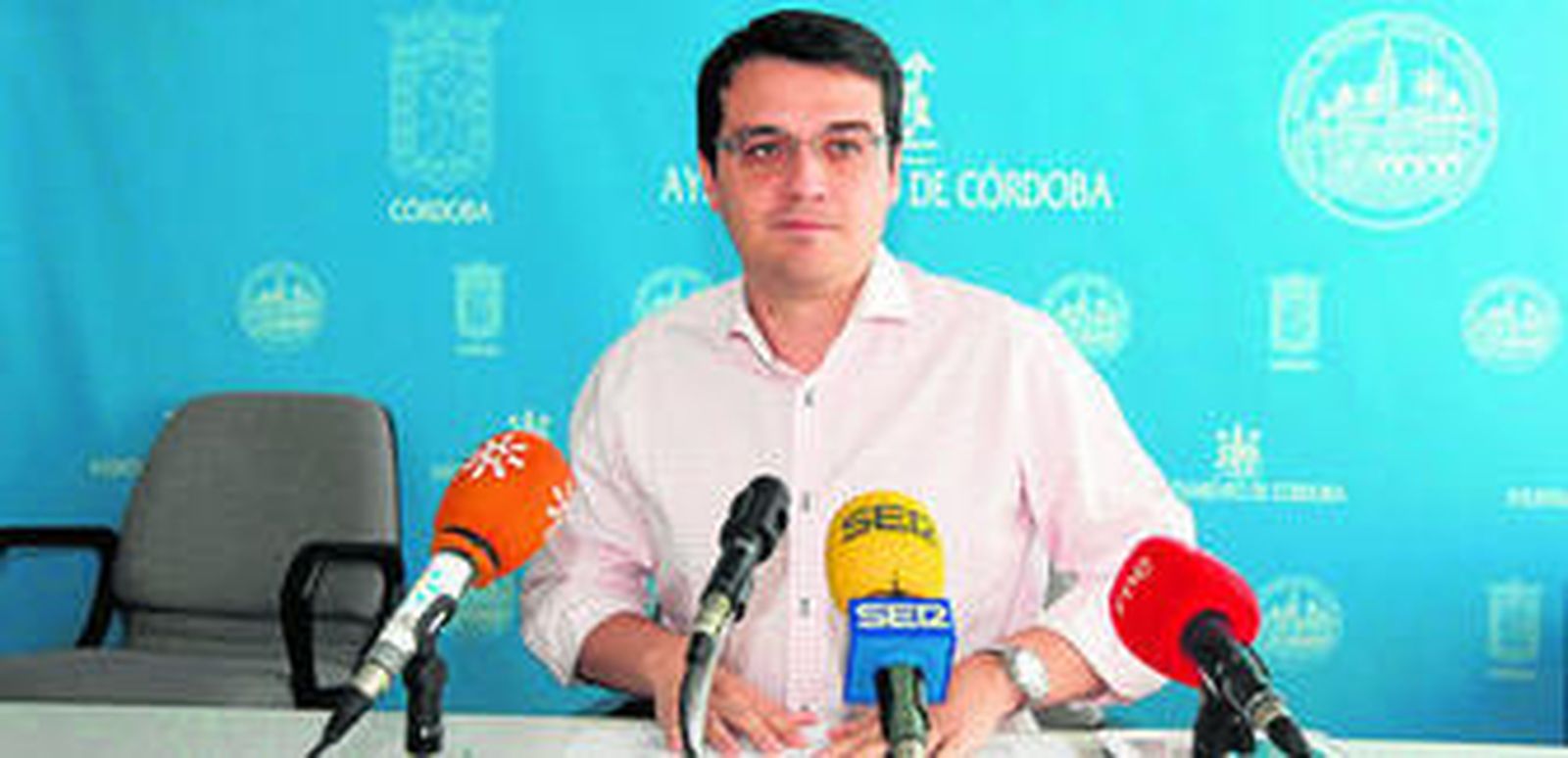 José María Bellido, ayer durante la rueda de prensa.