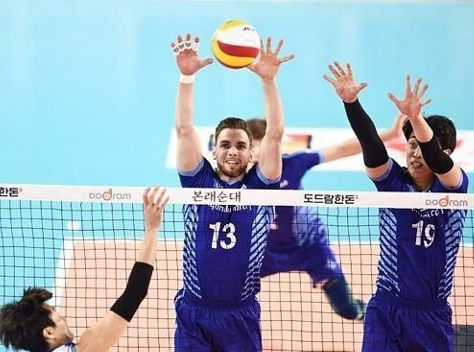 Andrés Villena, en un partido con el Jumbos.