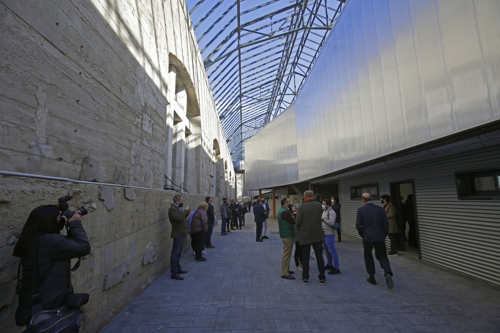 Obras en las naves de RENFE de San Jerónimo