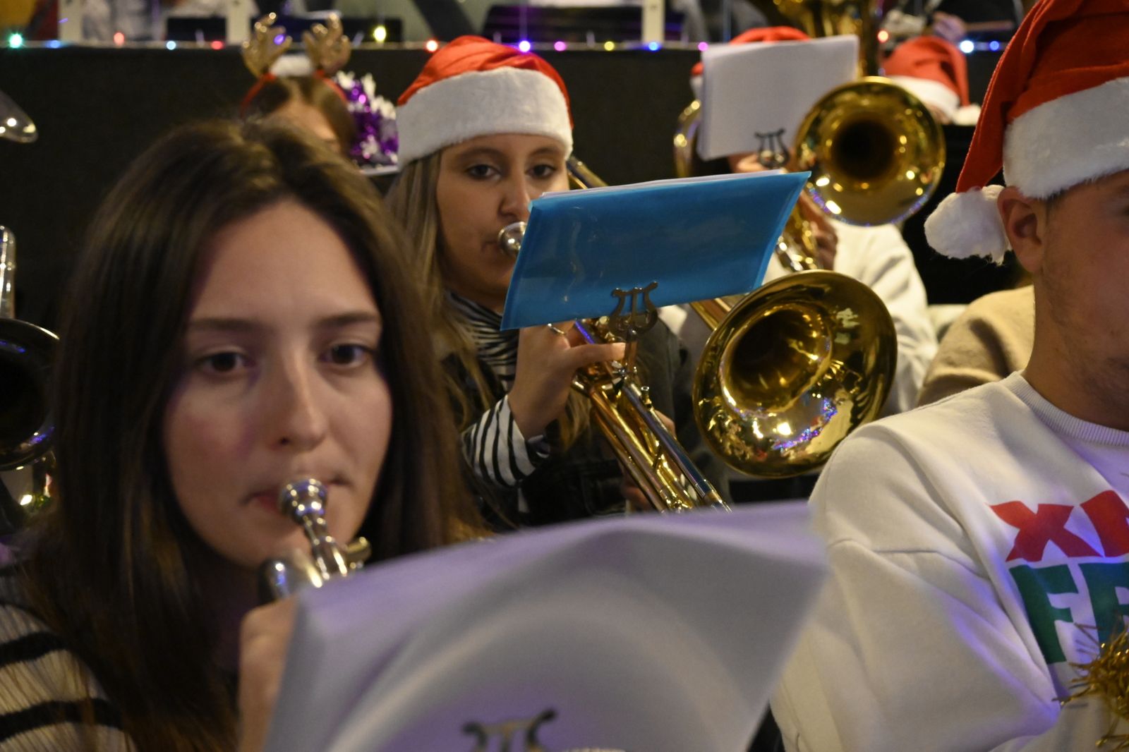 Ensayo preparatorio de la AM Santa Cruz para la cabalgata de Reyes Magos, en Imágenes