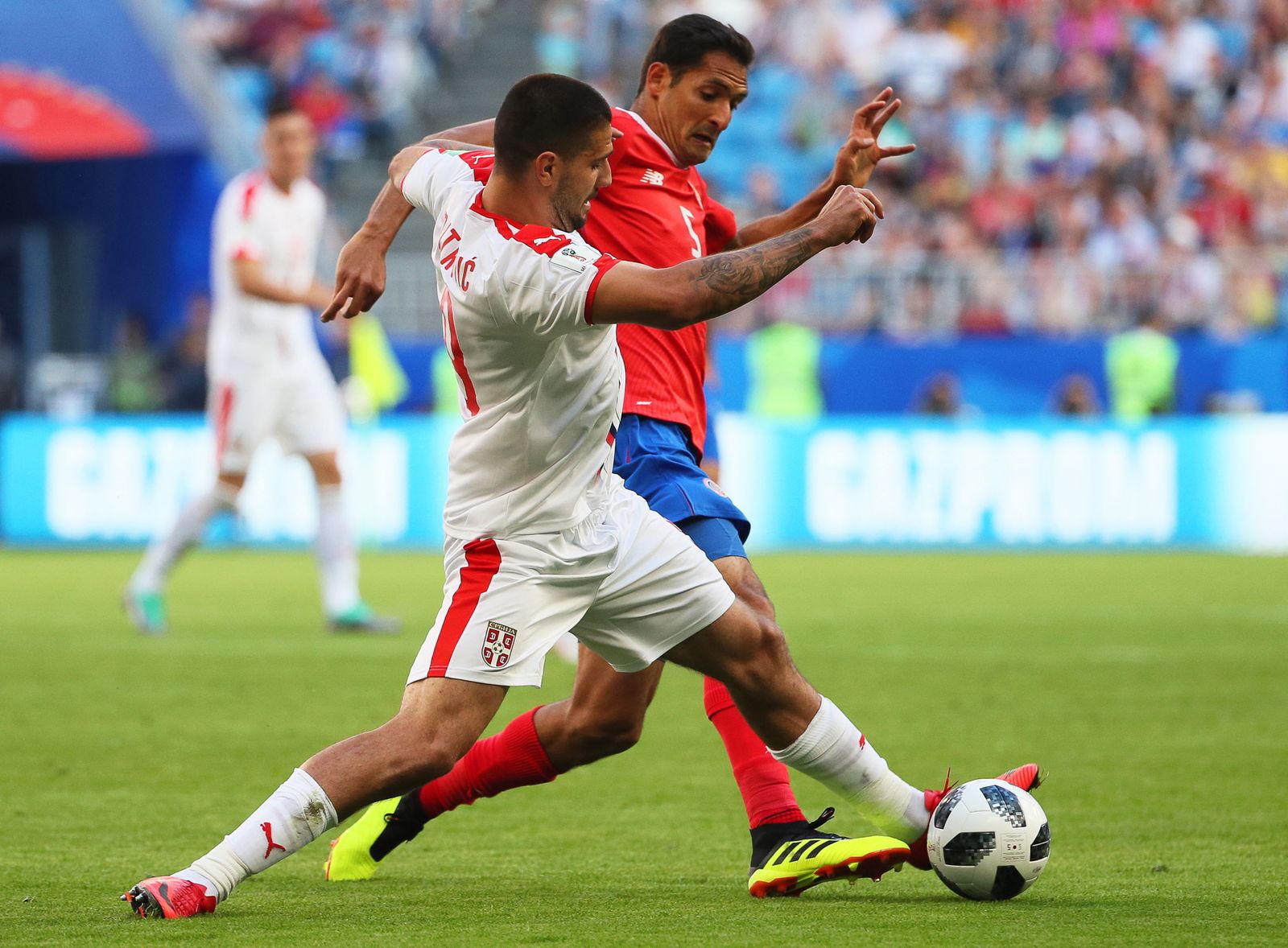 Las imágenes del Costa Rica-Serbia