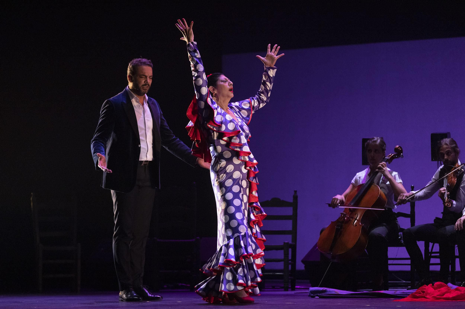 Manuela Carrasco en la Bienal de Sevilla