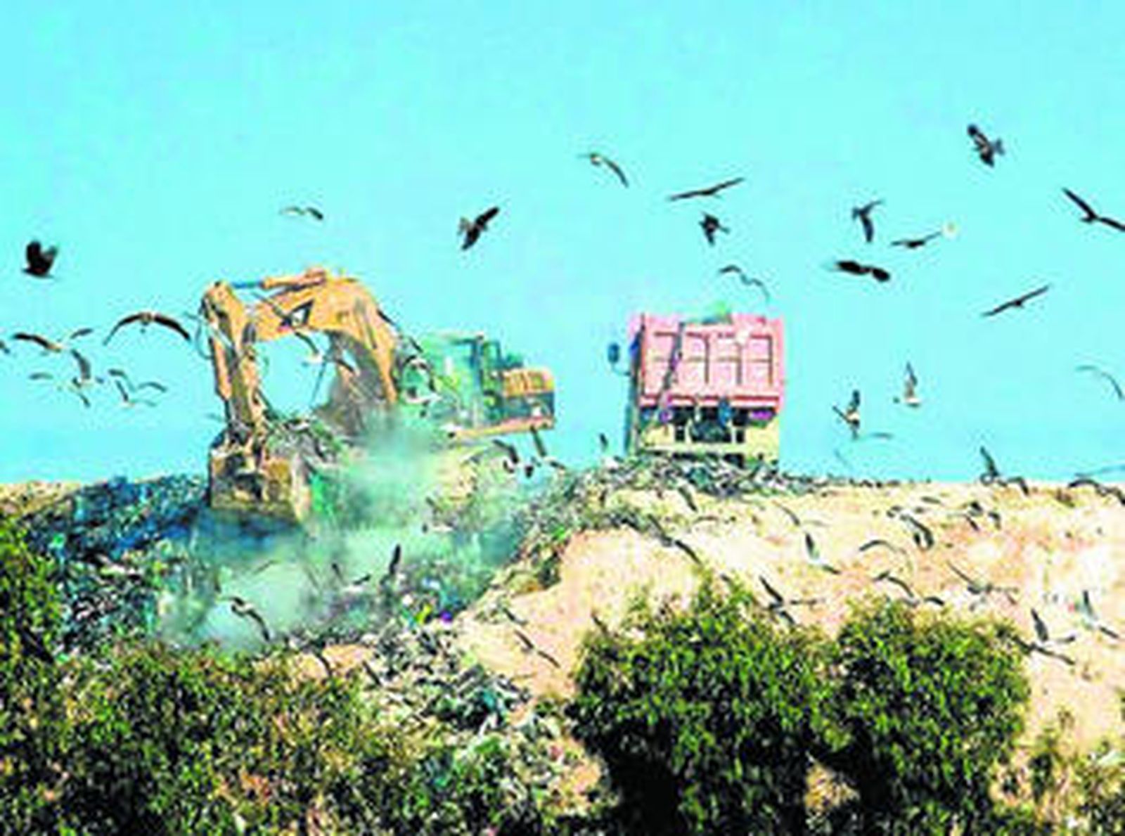 Una fotografía de archivo de la planta de Montemarta-Cónica, en término de Alcalá de Guadaíra.