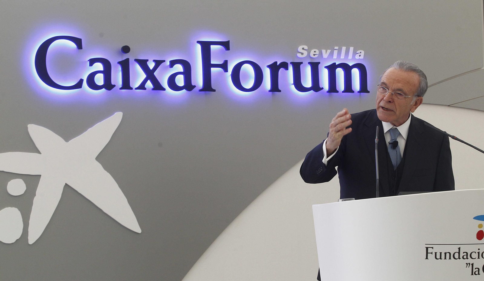 La inauguración del Caixafórum Sevilla