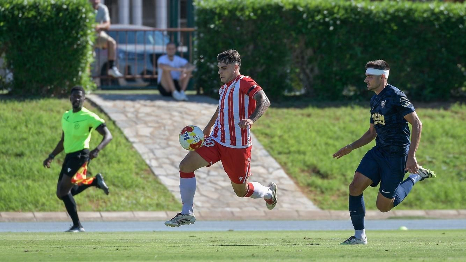 Marsu se marcha en velocidad del central almeriense Javi Ramírez.