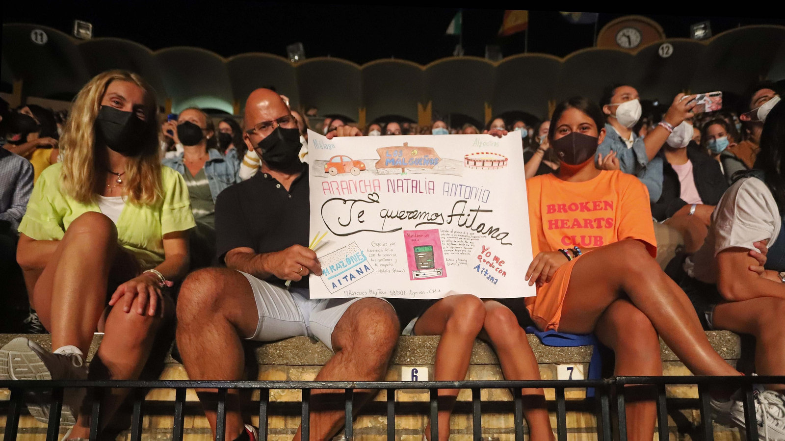 Fotos del concierto de Aitana  en Algeciras