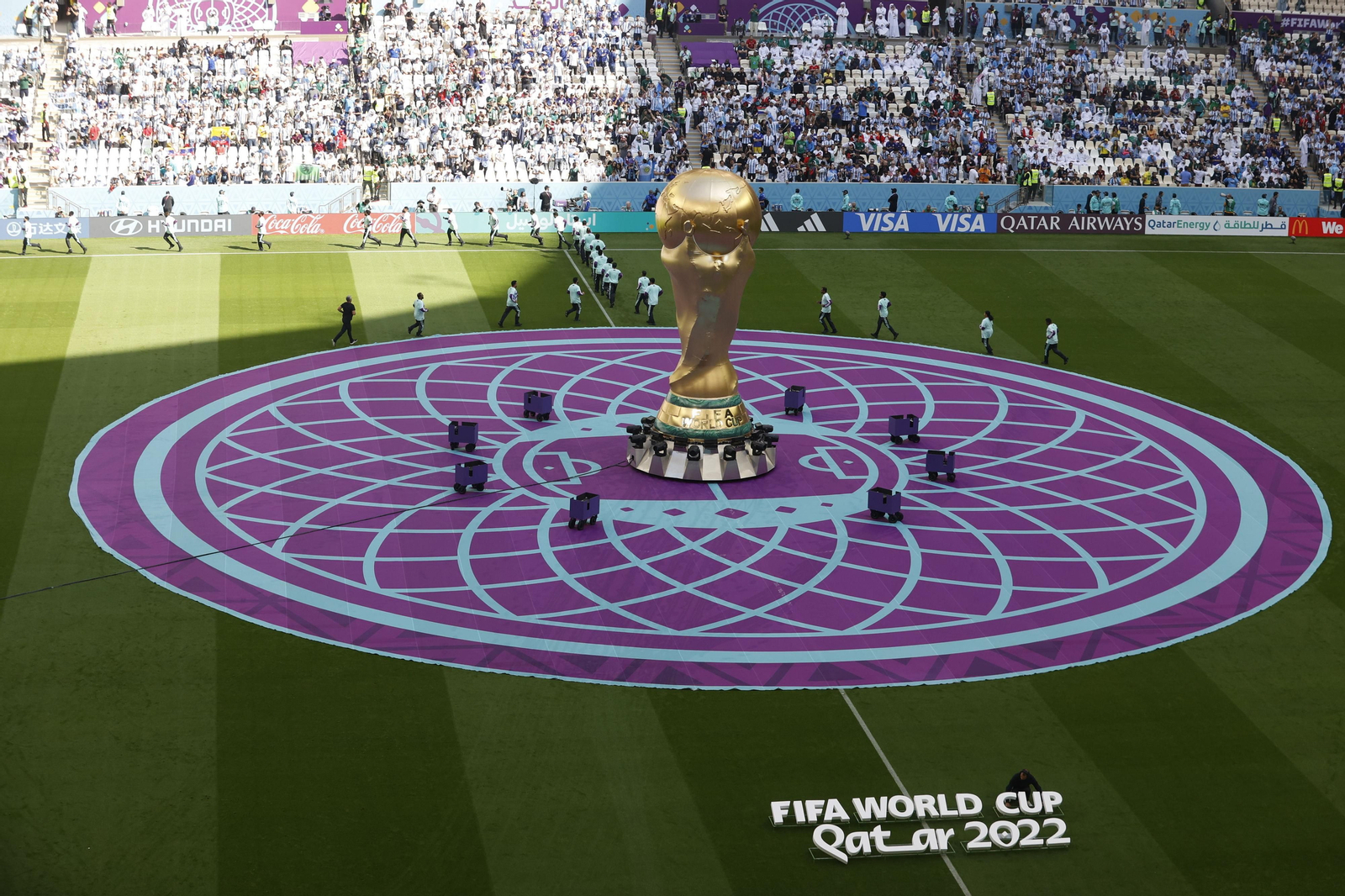 Las imágenes del Artentina - Arabia Saudí en el Mundial de Qatar