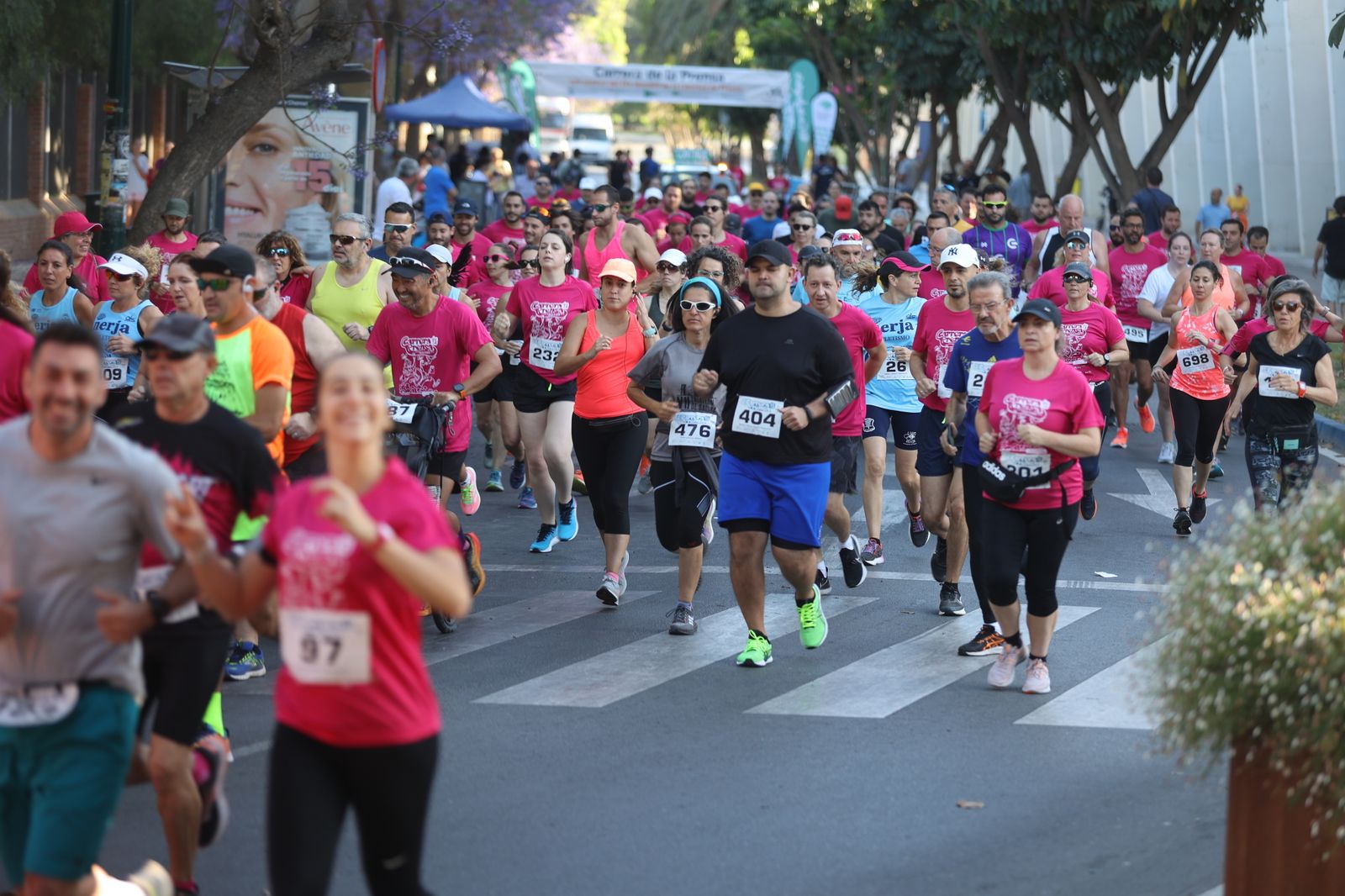 Búscate en las fotos de la Carrera de la Prensa de Málaga 2023