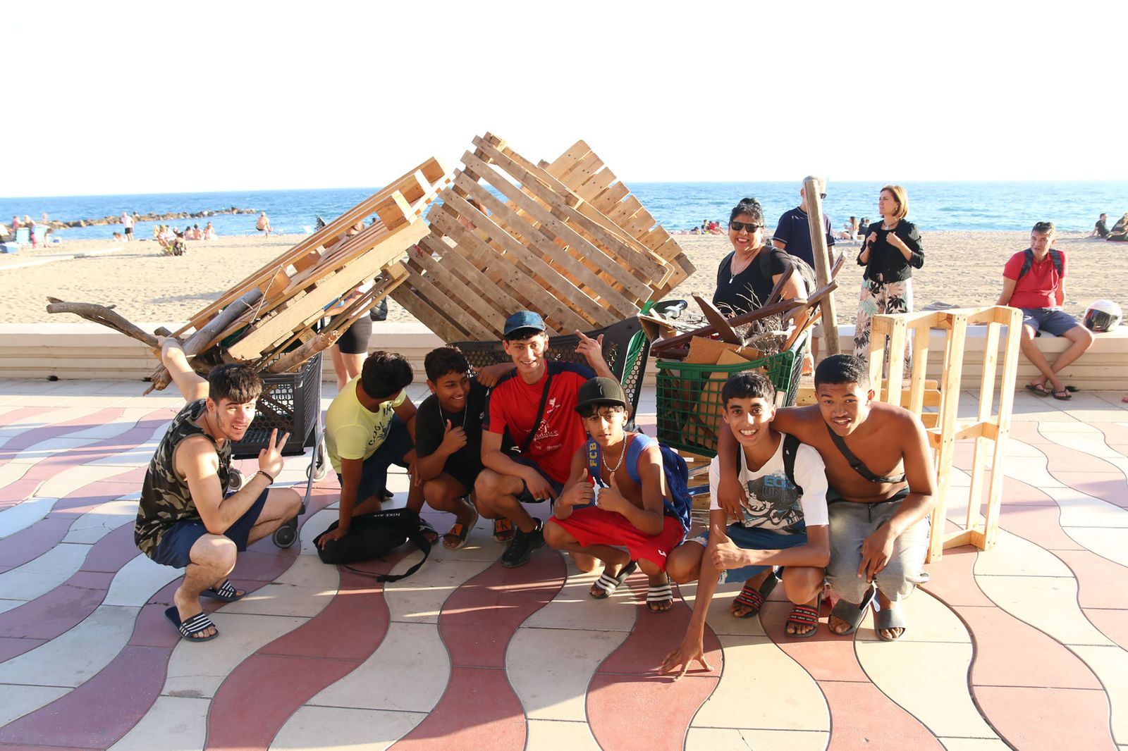 Fotogalería de los preparativos de la noche de San Juan