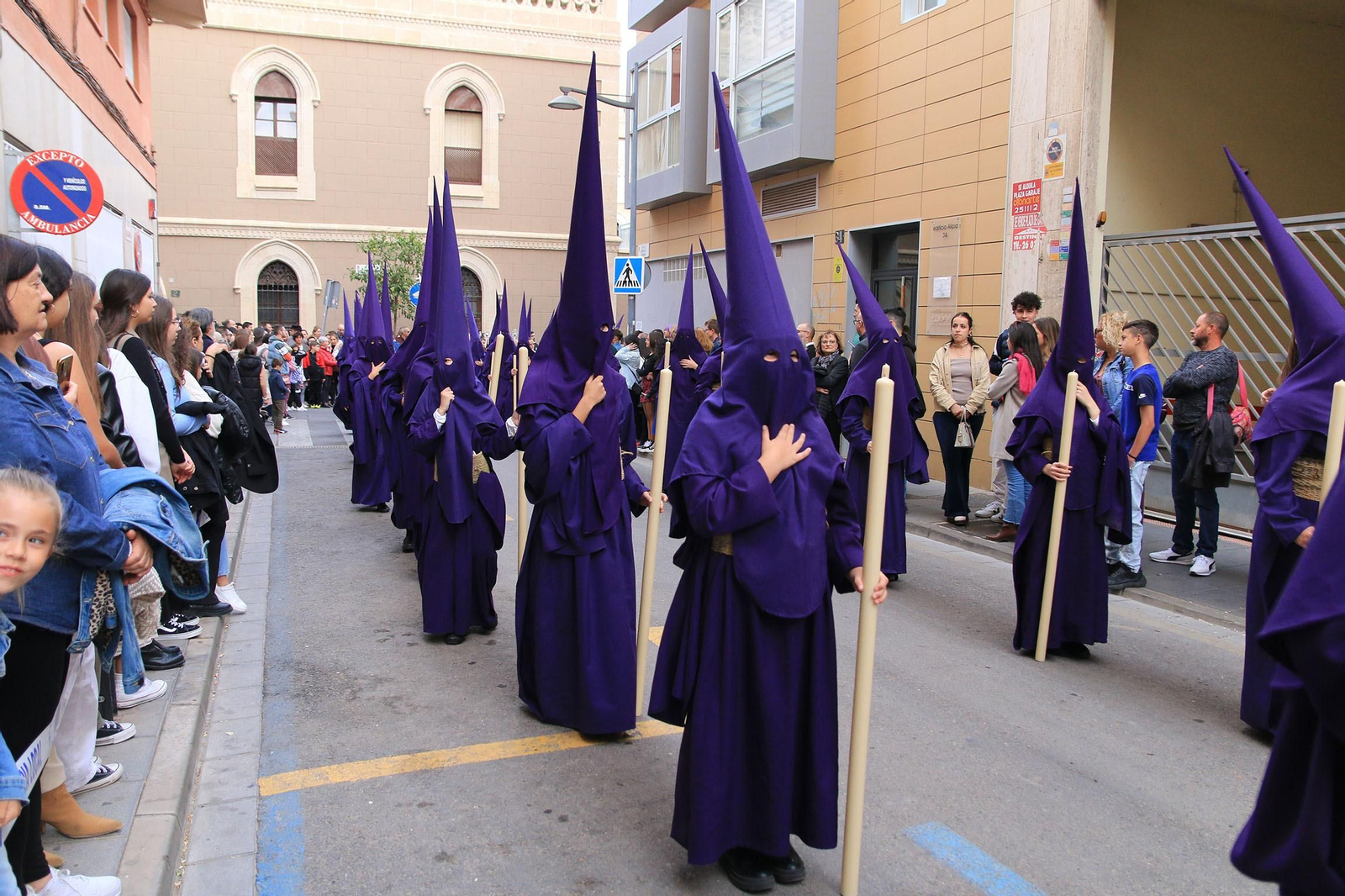 La procesión de Las Angustias, en imágenes