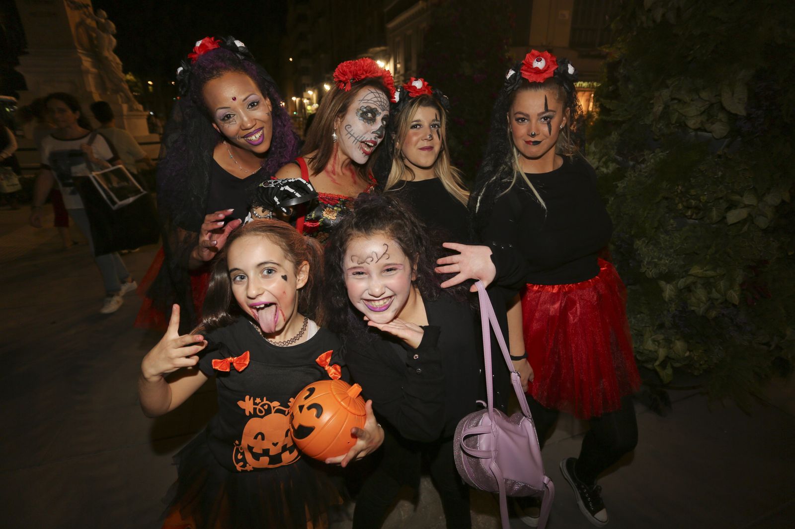 Las fotos de la noche de Halloween en Málaga