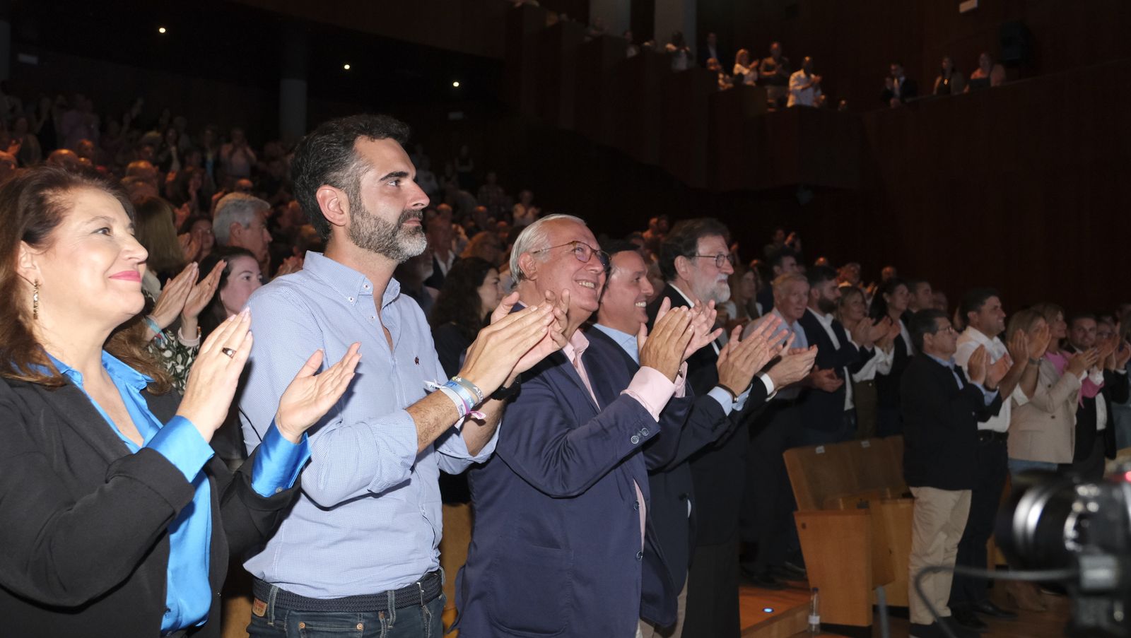 Imágenes de Rajoy apoyando la candidatura de Gabriel Amat a la Alcaldía de Roquetas de Mar