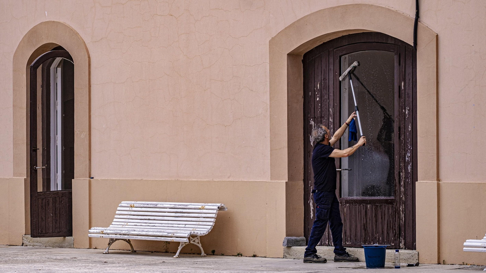 Las imágenes de las obras en el Baluarte de Candelaria de Cádiz