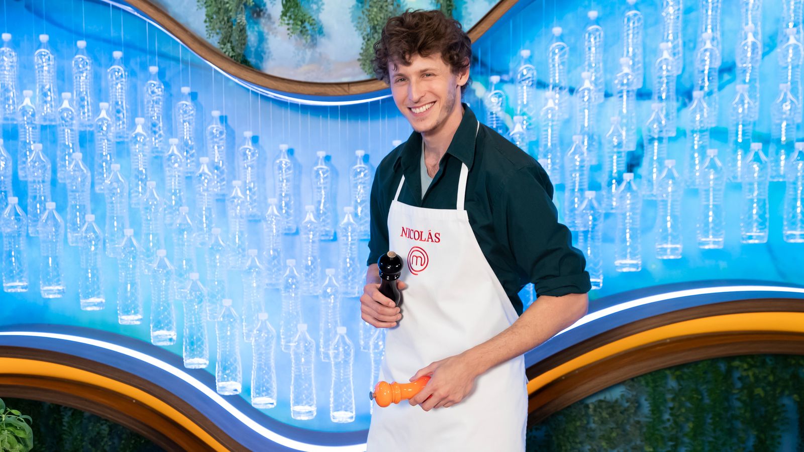 Nicolás Coronado, en una imagen promocional de su participación en 'MasterChef Celebrity'.