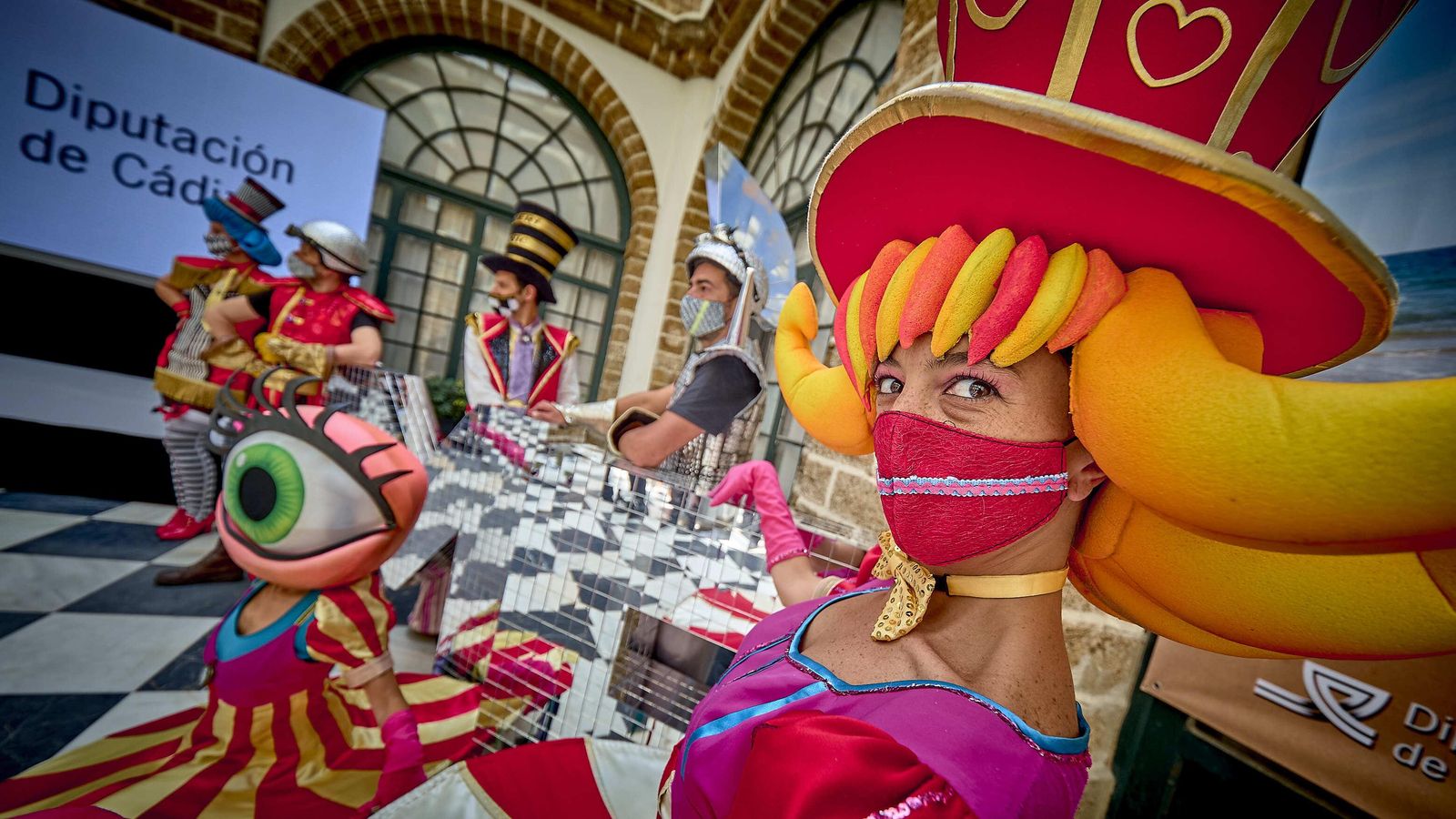 La animación que acompaña a cada presentación del Concert Music.