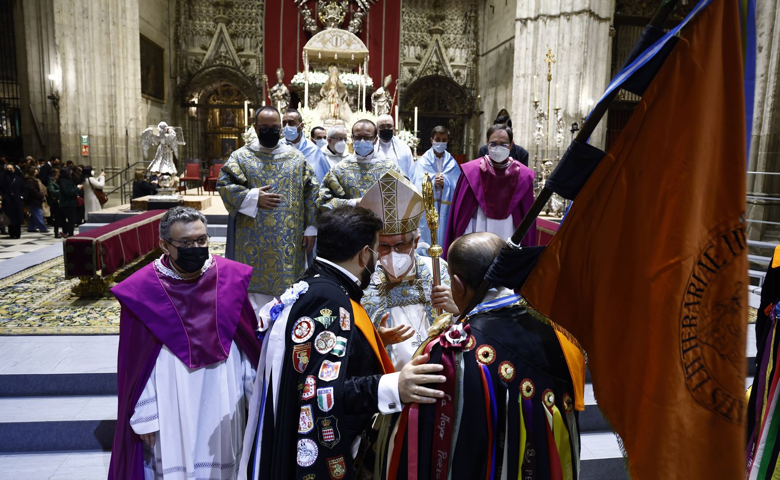 La procesión de la Virgen de los Reyes, en imágenes