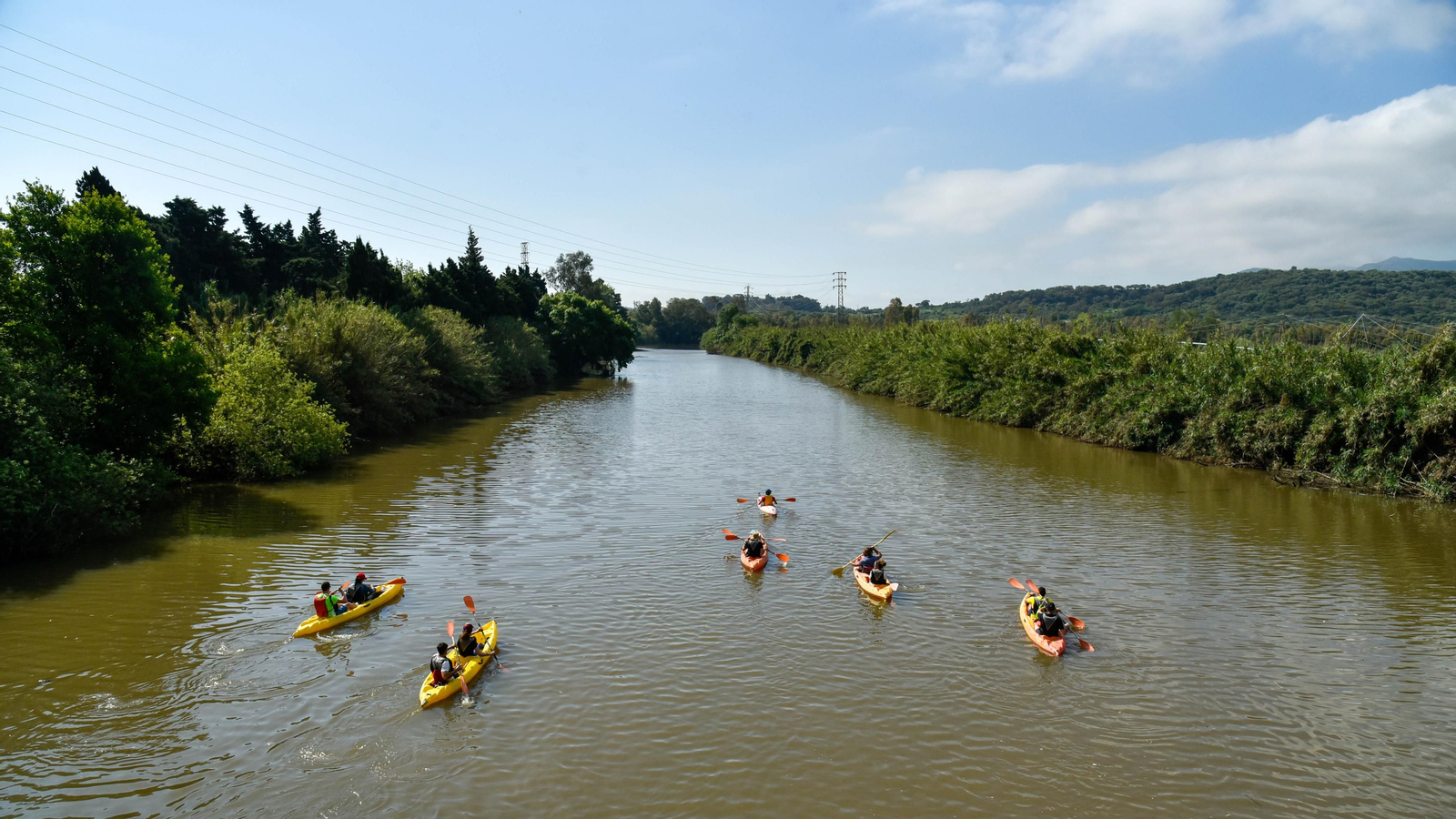 Ruta en kayak por El Palmones