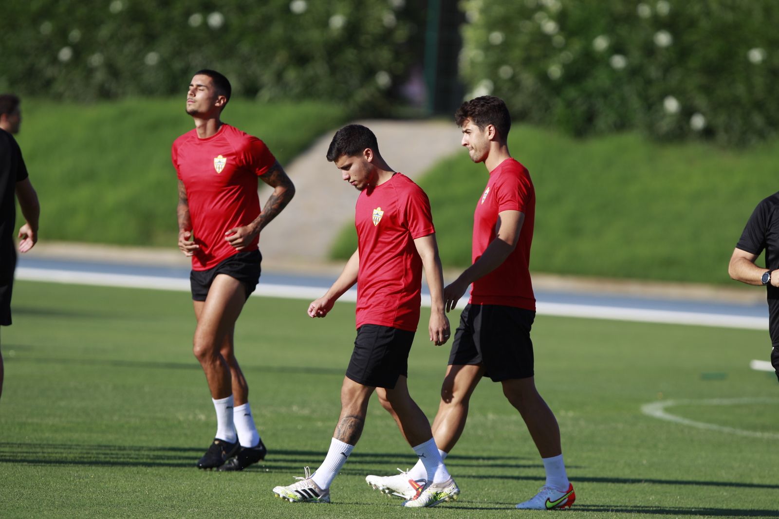 Imágenes del primer entramiento de la U.D. Almería en la Liga Santander, temporada 2022-2023