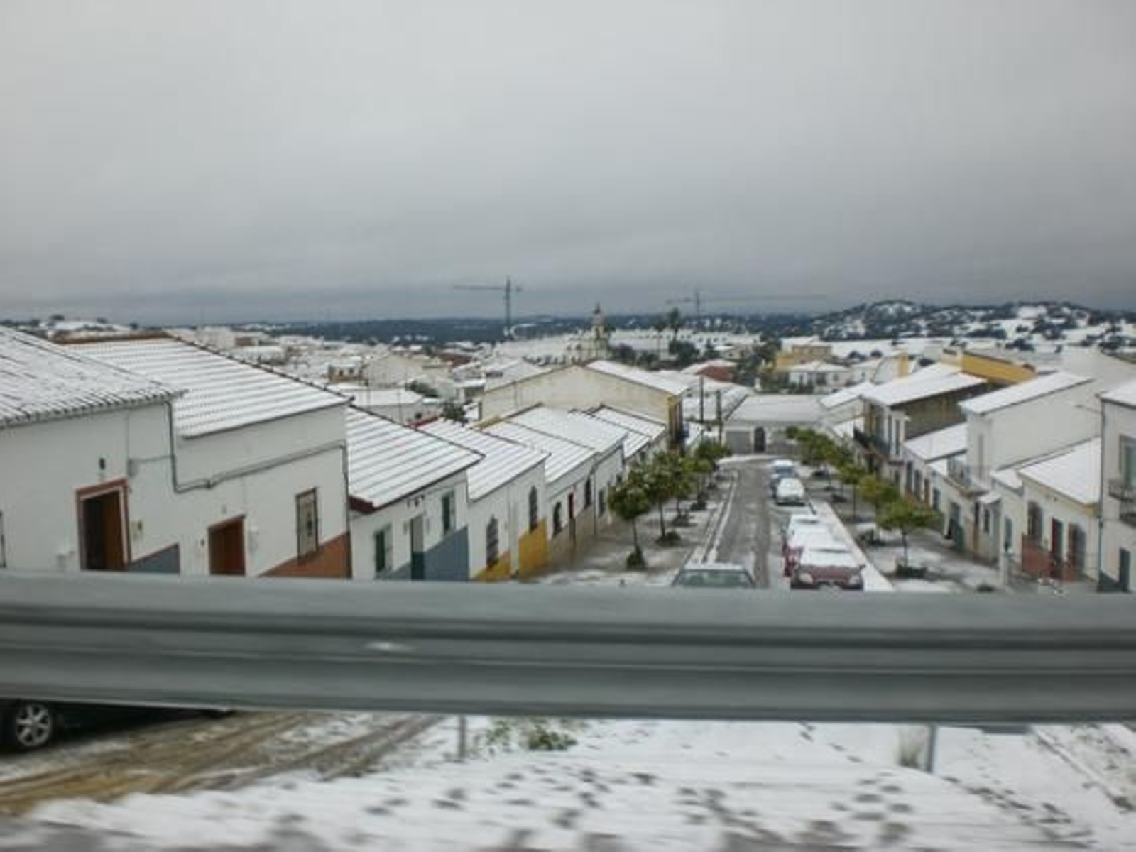 Nieve en El Garrobo.
