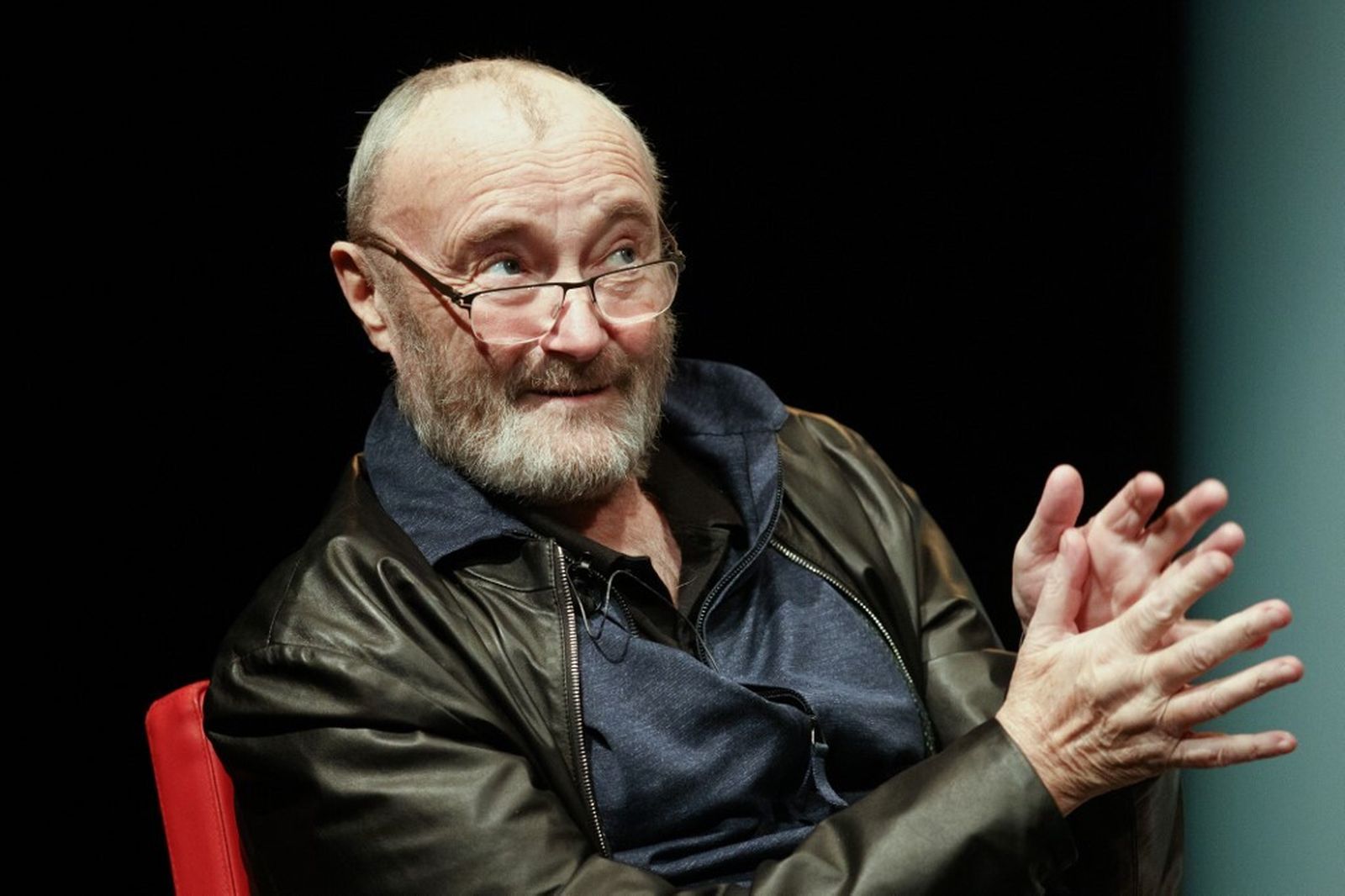Phil Collins, en una de sus últimas apariciones públicas.