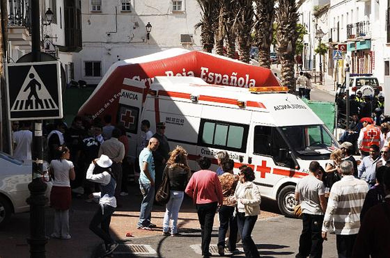 El equipo de Cruz Roja tuvo que asistir a más de uno.

Foto: Ramon Aguilar