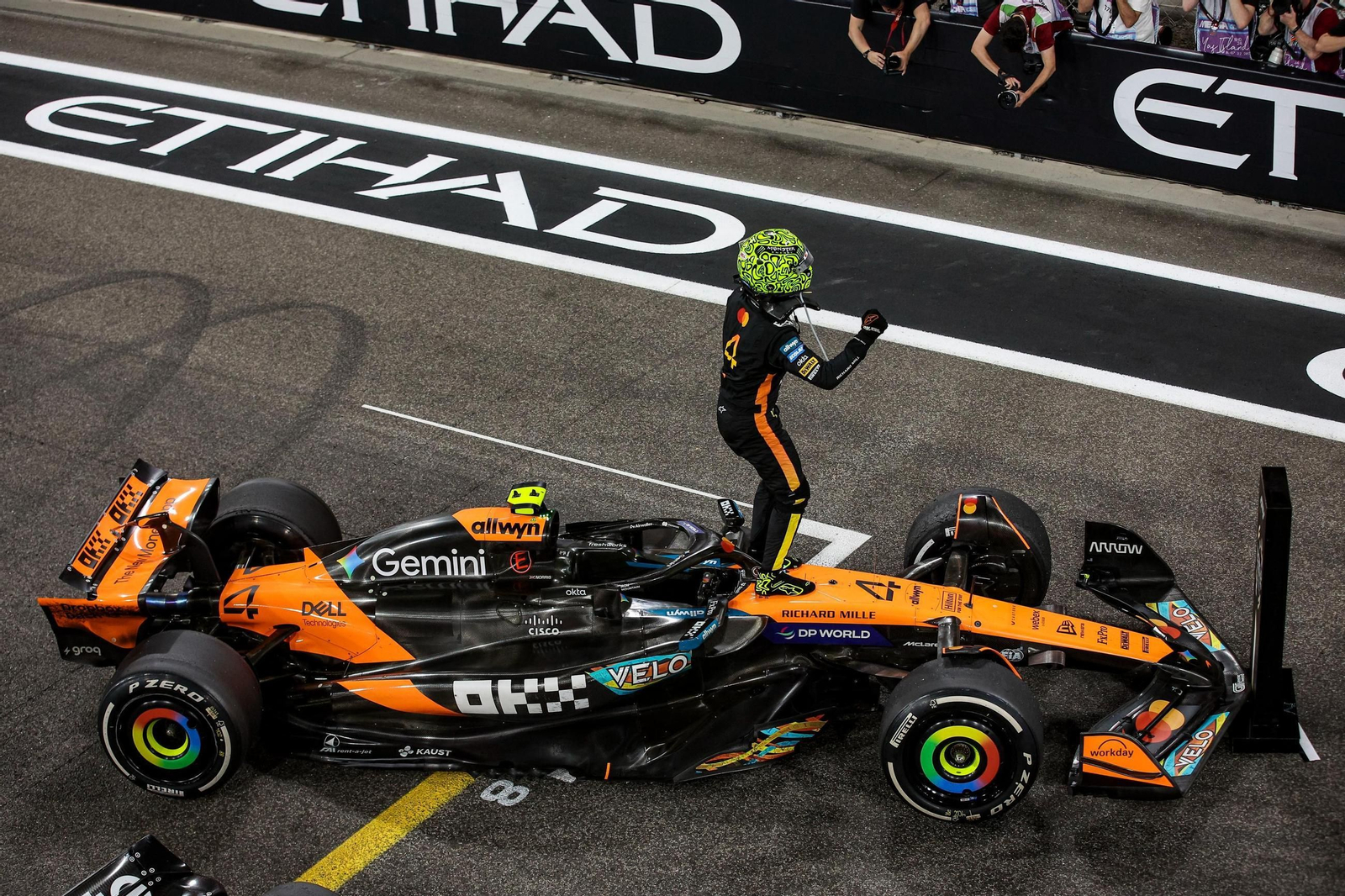 Las fotos del título mundial de Lando Norris en la Fórmula 1