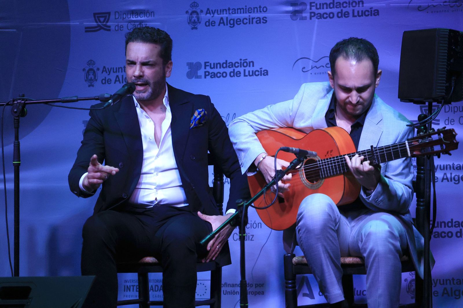Fotos del recital de cante flamenco de Jesús Méndez en el Centro Paco de Lucía de Algeciras