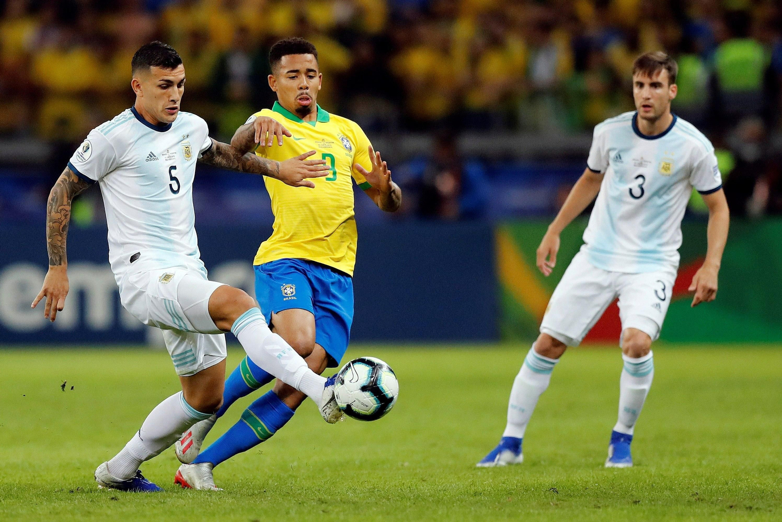 Las imágenes del Brasil-Argentina de la semifinal de la Copa América