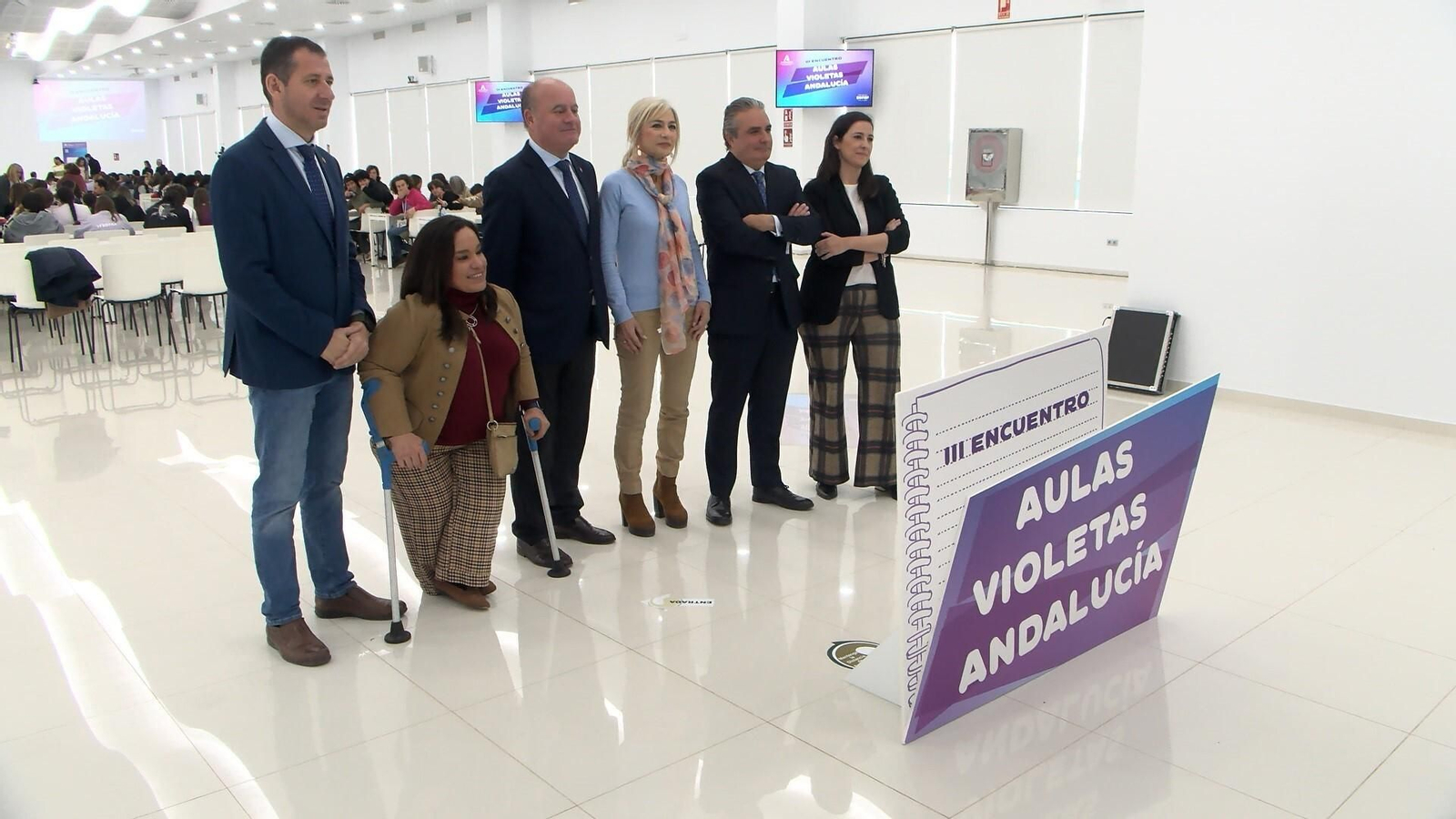Inauguración del III Encuentro de Aulas Violetas en Antequera, este lunes. Inauguración del III Encuentro de Aulas Violetas en Antequera, este lunes.