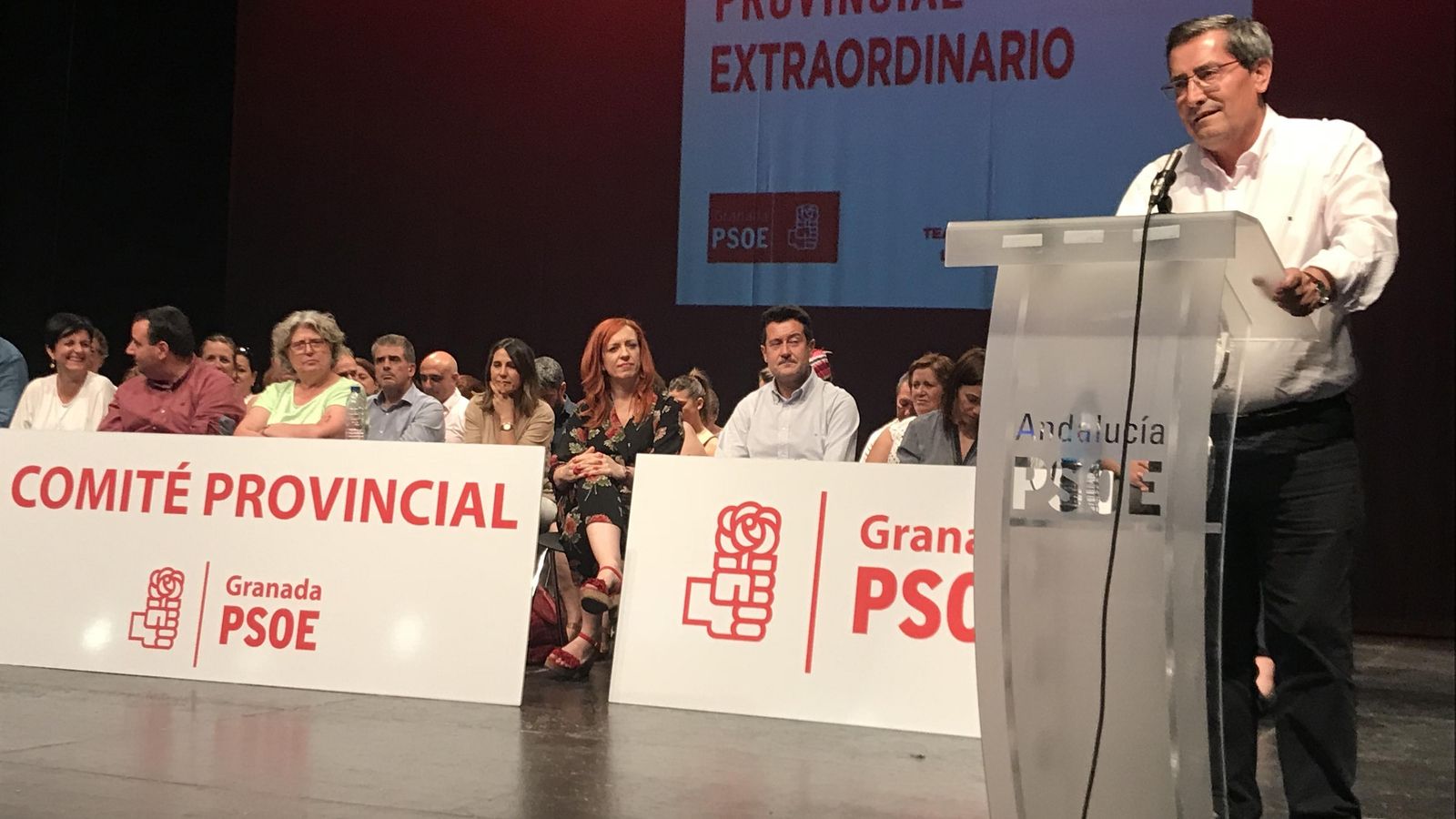 Entrena durante su intervención